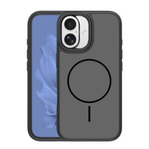 Frame Thin Mag dėklas Apple iPhone 16 6,1" juodas