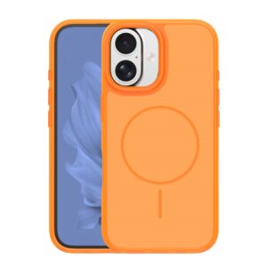 Frame Thin Mag dėklas, skirtas Apple iPhone 16 6,1" oranžinis