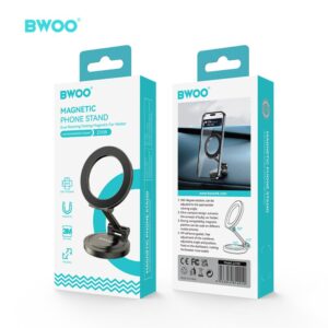 BWOO magnetinis automobilinis laikiklis ZJ135 juodas - Image 4