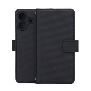 Išmanusis „Triangle“ dėklas, skirtas Apple iPhone 17 6,3" juodas