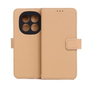 Išmanusis „Triangle“ dėklas, skirtas Xiaomi Redmi Note 14 Pro Plus 5G (Global), rudas