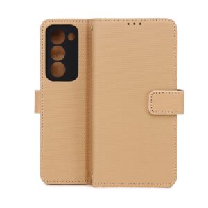 Išmanusis „Triangle“ dėklas, skirtas Oppo A5 5G, rudas