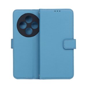 Išmanusis „Triangle“ dėklas, skirtas Xiaomi Redmi 14C 4G / 14C 5G / Redmi A4 / POCO C75, mėlynas