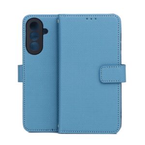 Išmanusis „Triangle“ dėklas, skirtas Samsung Galaxy A17 4G / A17 5G / A26 5G, mėlynas