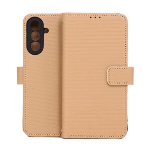 Išmanusis trikampio formos dėklas Samsung Galaxy A17 4G / A17 5G / A26 5G rudas