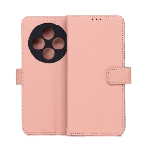 Išmanusis „Triangle“ dėklas, skirtas Xiaomi Redmi 14C 4G / 14C 5G / Redmi A4 / POCO C75, rožinis