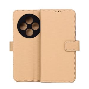 Išmanusis „Triangle“ dėklas, skirtas Xiaomi Redmi 14C 4G / 14C 5G / Redmi A4 / POCO C75, rudas