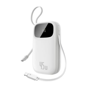 Baseus Powerbank EnerFill FC31 20000mAh 45W USB-C Lightning baltas - Image 2
