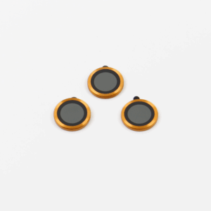 Objektyvo stikliukų rinkinys, skirtas Apple iPhone 17 Pro Max, oranžinis