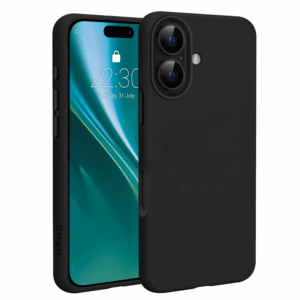 Etteri silikoninis Mag dėklas Apple iPhone 17 juodas