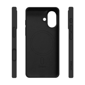 Etteri silikoninis Mag dėklas Apple iPhone 17 juodas - Image 4