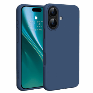 Etteri silikoninis Mag dėklas, skirtas Apple iPhone 17, tamsiai mėlynas