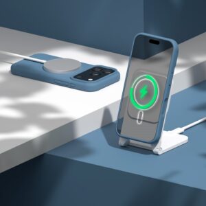 Etteri silikoninis Mag dėklas, skirtas Apple iPhone 17 Pro Max / 18 Pro Max, tamsiai mėlynas - Image 5