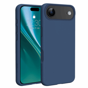 Etteri silikoninis Mag dėklas, skirtas Apple iPhone 17 Air, tamsiai mėlynas
