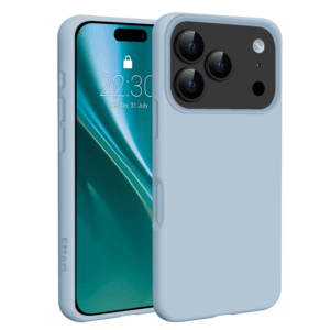 Etteri silikoninis Mag dėklas, skirtas Apple iPhone 17 Pro Max / 18 Pro Max, šviesiai mėlynas