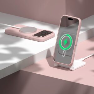 Etteri silikoninis Mag dėklas, skirtas Apple iPhone 17 Pro Max / 18 Pro Max, šviesiai rožinis - Image 5