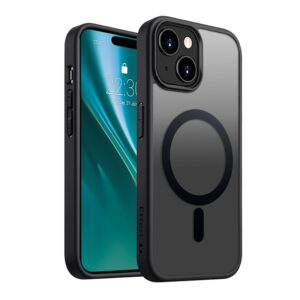 Etteri Matt Mag dėklas Apple iPhone 13 6,1" juodas