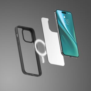 Etteri Matt Mag dėklas Apple iPhone 15 Pro 6,1" juodas - Image 9