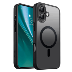 Etteri Matt Mag dėklas, skirtas Apple iPhone 17, juodas
