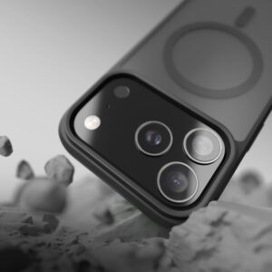 Etteri matinis magnetinis dėklas, skirtas Apple iPhone 17 Pro / 18 Pro, juodas - Image 4