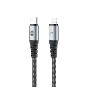 Forever Braix laidas USB-C – Lightning 1,0 m 27W juodas