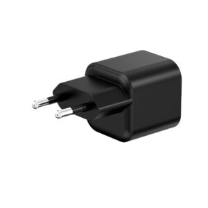 Setty sieninis įkroviklis USB-A + USB-C 20W LSGaN-AC-201 juodas - Image 3