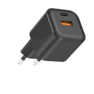 Setty sieninis įkroviklis USB-A + USB-C 20W LSGaN-AC-201 juodas - Image 5