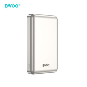 BWOO P82 BO 10000mAh 15W išorinė baterija su belaidžiu įkrovimu, šviesiai pilka - Image 4