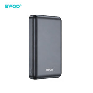 BWOO P82 BO 10000mAh 15W išorinė baterija su belaidžiu įkrovimu, tamsiai pilka - Image 4