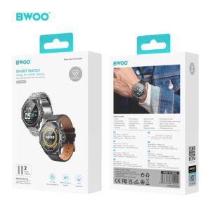 BWOO išmanusis laikrodis WA-08 1.43” AMOLED juodas - Image 7