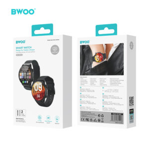 BWOO išmanusis laikrodis WA-10 1.32” AMOLED juodas - Image 3