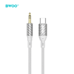 BWOO AUX laidas Type C į 3.5mm jungtį audio AUX074
