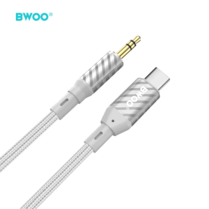 BWOO AUX laidas Type C į 3.5mm jungtį audio AUX074 - Image 3