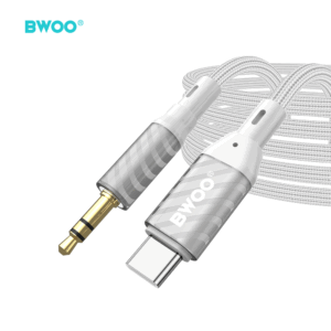 BWOO AUX laidas Type C į 3.5mm jungtį audio AUX074 - Image 4