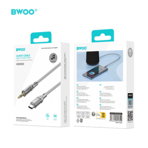 BWOO AUX laidas Type C į 3.5mm jungtį audio AUX074 - Image 5