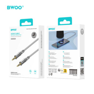 BWOO AUX laidas, palaikantis 3.5mm į 3.5mm garso jungtį AUX075 - Image 5