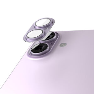 Etteri pilnas fotoaparato objektyvo apsauginis stikliukas, skirtas Apple iPhone 17, rožinis