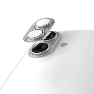 Etteri pilna kameros objektyvo apsauga, skirta Apple iPhone 17, sidabrinė