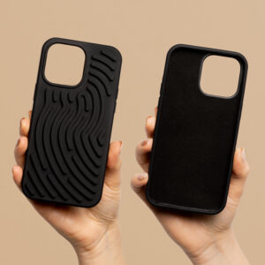„DIY“ gyvatės odos imitacijos dėklas, skirtas „Apple iPhone 16“ 6,1" juodas - Image 3