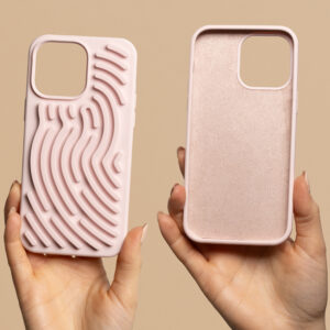 DIY gyvatės odos imitacijos dėklas, skirtas Apple iPhone 15 6,1" rožinis - Image 3