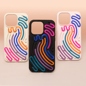DIY gyvatės odos imitacijos dėklas, skirtas Apple iPhone 14 Pro 6,1" juodas - Image 6