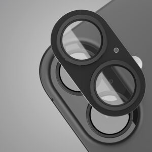 Etteri pilna kameros objektyvo apsauga, skirta Apple iPhone 17, juoda - Image 3