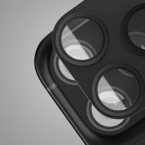 Etteri pilna kameros objektyvo apsauga, skirta Apple iPhone 17 Pro, juoda - Image 3
