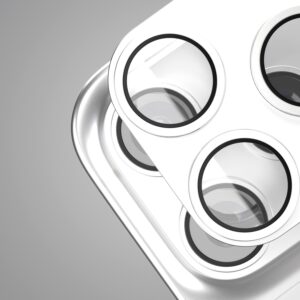 Etteri pilna kameros objektyvo apsauga, skirta Apple iPhone 17 Pro, sidabrinė - Image 3