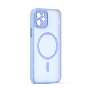 Mag Matt dėklas Apple iPhone 12 6,1" šviesiai mėlynas apsauga kamerai - Image 3