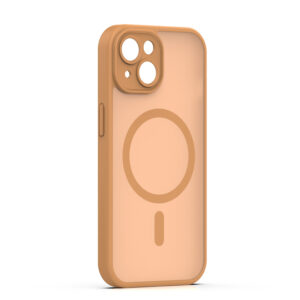 Mag Matt dėklas Apple iPhone 15 6,1" rudas, apsauga kamerai - Image 2