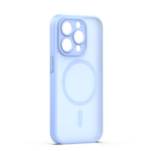 Mag Matt dėklas Apple iPhone 15 Pro 6,1" šviesiai mėlynas apsauga kamerai - Image 2