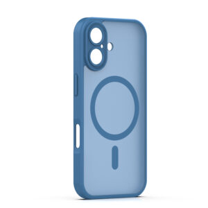 Mag Matt dėklas Apple iPhone 16 6,1" tamsiai mėlynas apsauga kamerai - Image 2