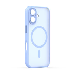Mag Matt dėklas Apple iPhone 16 6,1" šviesiai mėlynas apsauga kamerai - Image 2
