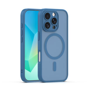 Mag Matt dėklas Apple iPhone 16 Pro Max 6,9" tamsiai mėlynas apsauga kamerai